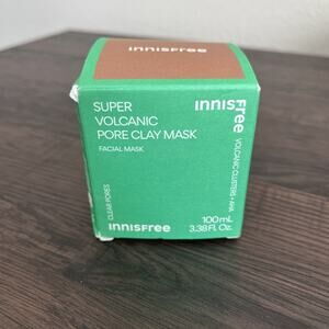 innisfree Super Volcanic AHA Pore Clearing Clay Face Mask 3.38 Fl Oz Exp 04/27